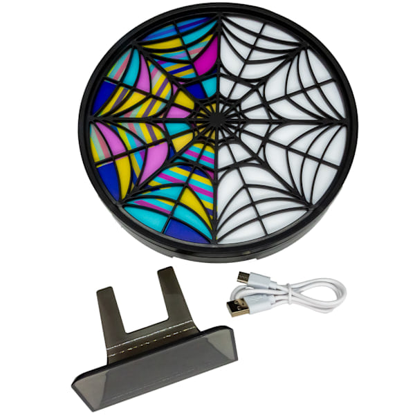 Onsdag Ophelia Hall Vindueskarm Lampe En Størrelse Sort/Multifarvet Black/Multicoloured One Size Transparent
