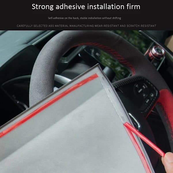 Fiber Mat Ratkåbe Instrumentpanel Speedometer Panel Dekor til X MK10 2017-2020 Venstrestyret[co]