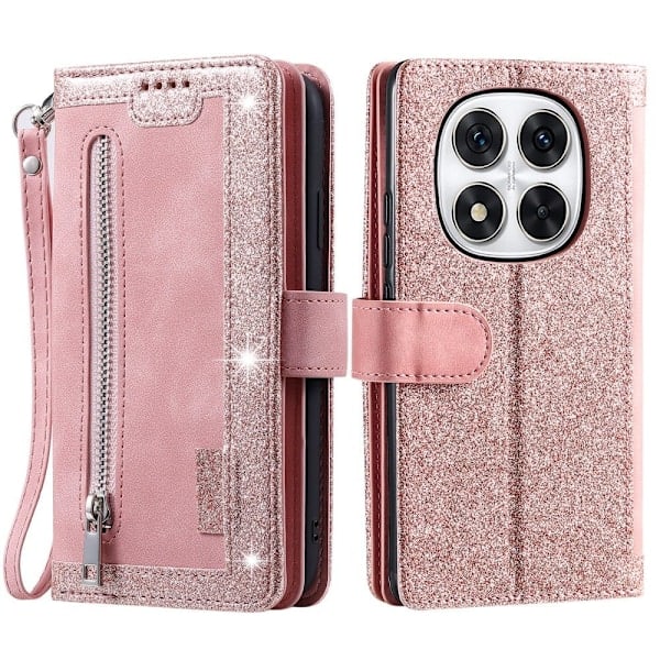 Xiaomi Redmi Note 14 Pro/Pro Plus 5G Kotelo Monitoiminen Glitter