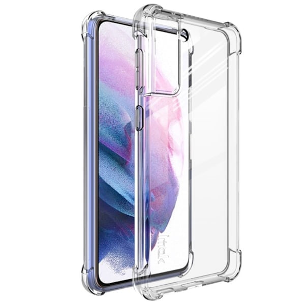 Samsung Galaxy S21 Plus - IMAK Stötsäkert TPU Skal + Skärmskydd