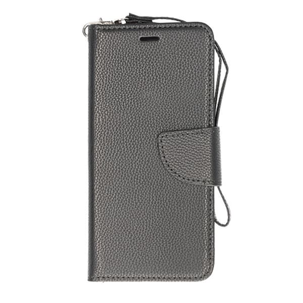 Samsung Galaxy A40 Wallet Case with Stand - Black Svart black