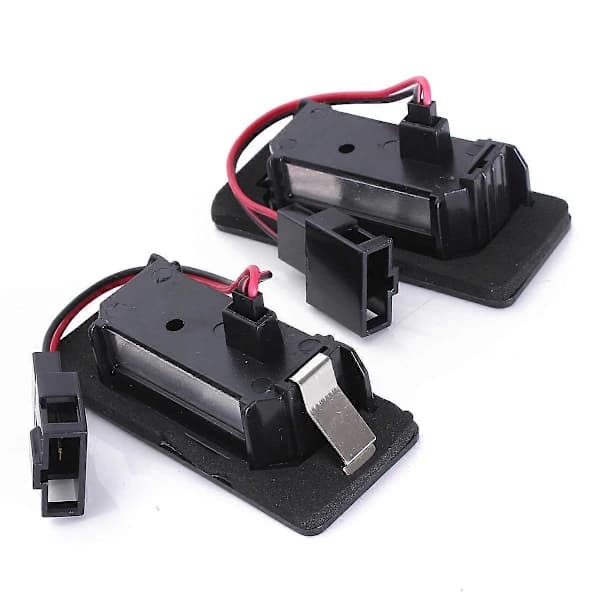 2x LED-lampe for nummerskilt til A4 A5 Q5 S5 TT 08-13 Feilfri[co]