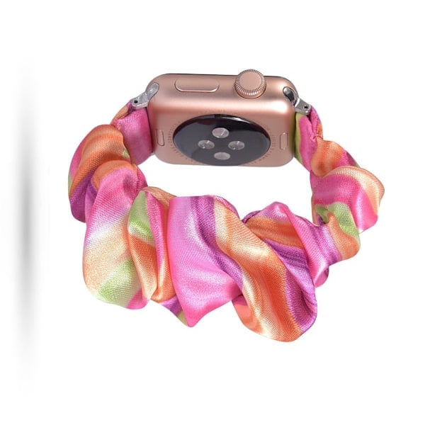 Scrunchie Silke Candy Armbånd Apple Watch 42/44/45/49 mm