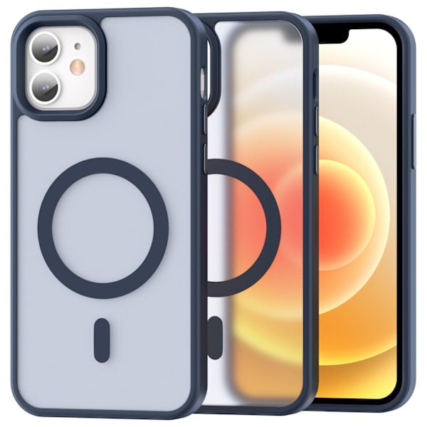 ColorPop iPhone 12/12 Pro Kuori CH MagSafe Matt Tumman Sininen