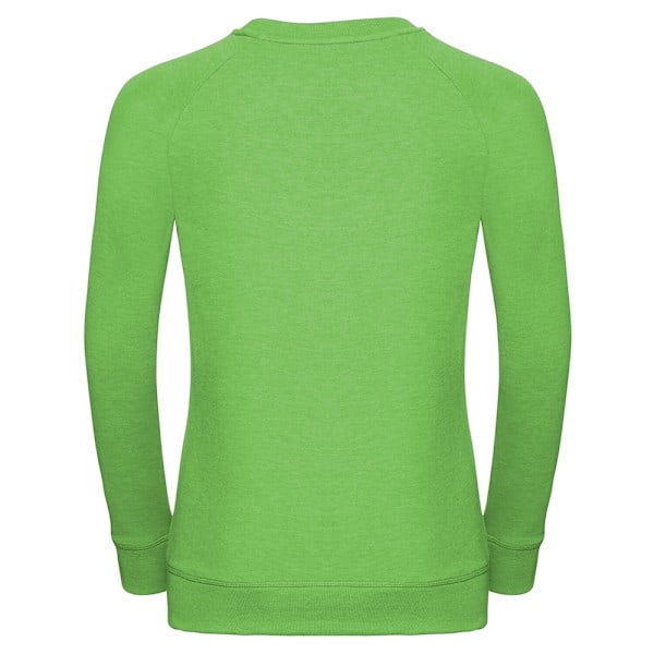 Russell Dam/Damer HD Raglan Collegepaita S Grön Marl Vihreä Marl S