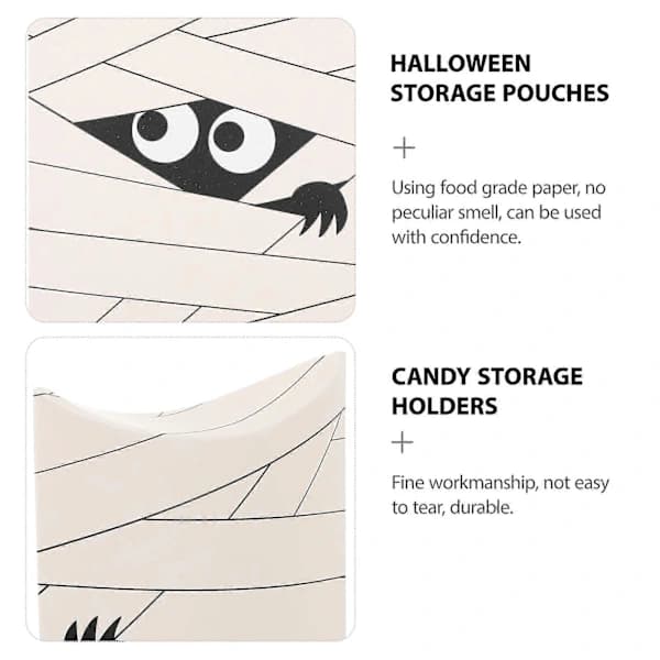 2025 12st Halloween Pappersgodislåda Kudde Formad Presentförpackning Förvaringslåda[co]