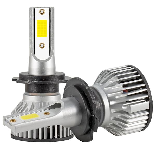 2x H7 LED-strålkastare Hög/Lågstråle Kit 4000w 30000lm Lampor Vit 6500k