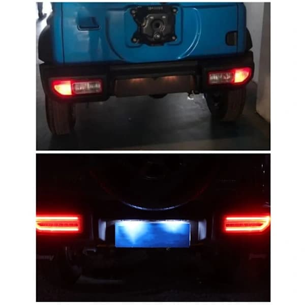 2 stk LED-skiltlys for Jimny JB64 JB74 2019 2020 2021 Tilbehør Hvit Signal[co]