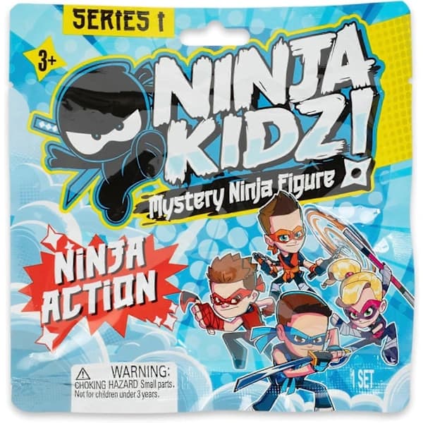 Ninja Kidz Mystery Ninja Figurer Mystery Sæt Multi