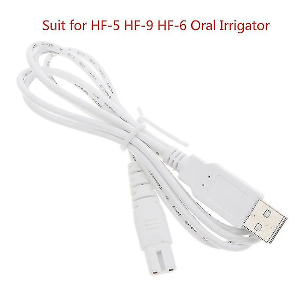 Usb-kaapeli latauslinja sopii Hf-5 Hf-9 Hf-6 suuhuuhtelulaitteeseen hampaiden vesihammaslankaan