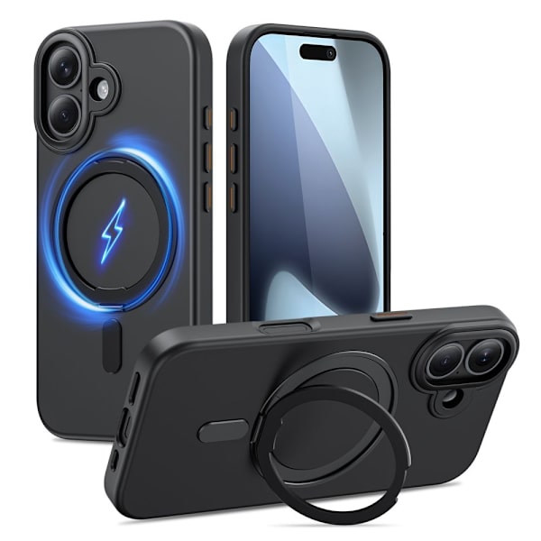 Tech-Protect iPhone 17 Kuori MagSafe MagRing Musta