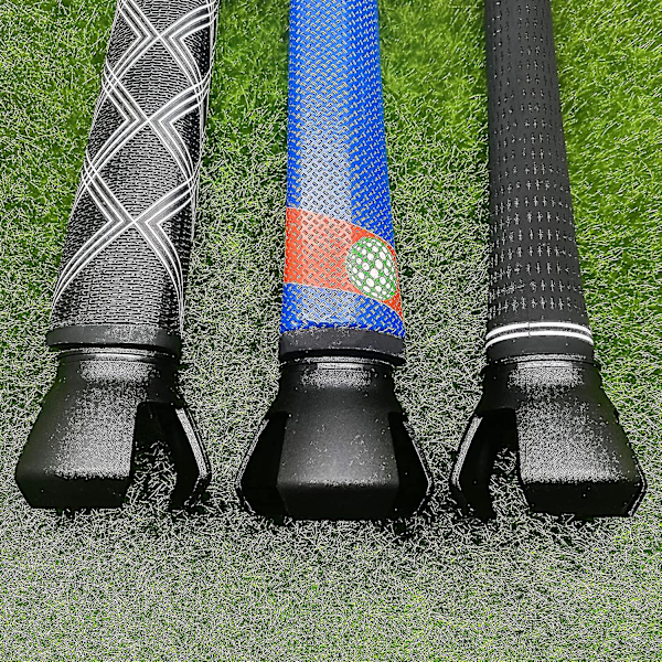 3-tannet golfballhenter, griper, plukker opp, ryggbesparende klo, sett på puttergrep, sugekopp ballgriper 3 stk - svart