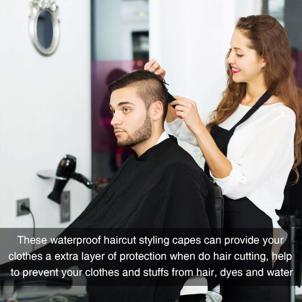 Salong Barber Cape Vattentät hårklippning Cape Haircut Styling