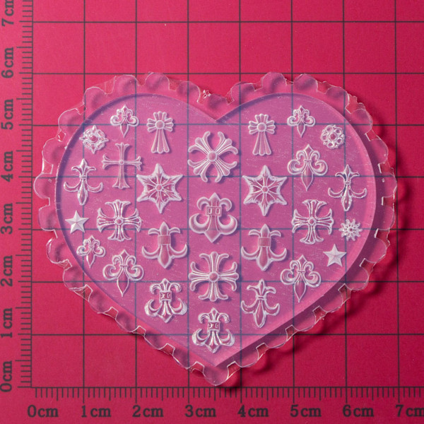 5 stk. 3D Mini-forme, Resin Nail Art Casting-forme, Nail Art Skabelon Silikone Negle Carving-form til Negledekoration
