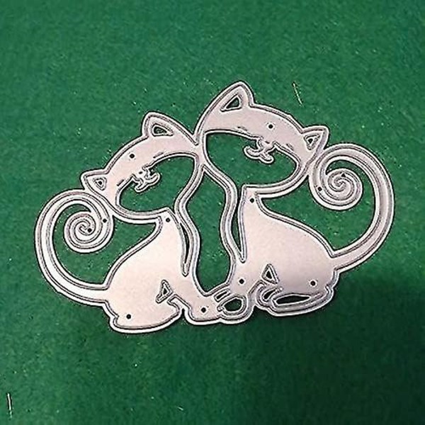 Djurmönster Metallstansar för DIY Scrapbooking Album Prägling Fotohantverk Papperskort Dekorativ Hantverk