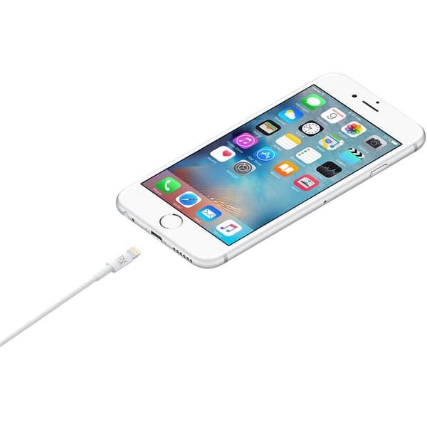 Rvelon USB-A–Lightning-kaapeli 1m Vit white