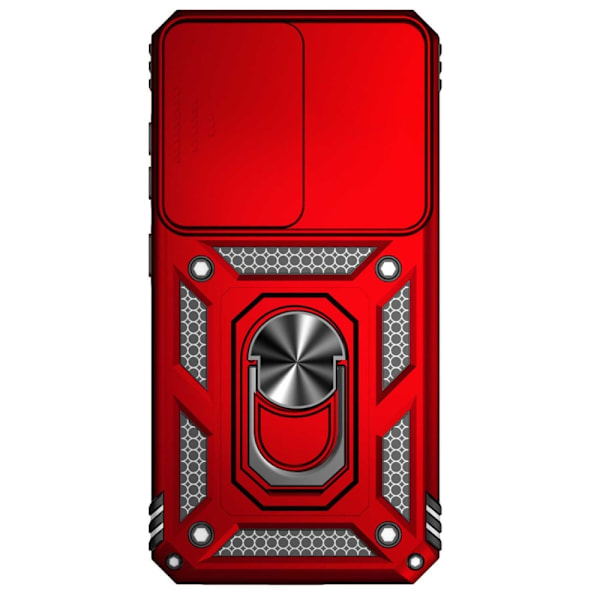 Samsung Galaxy S23 Plus Cover CamShield Ring Rød