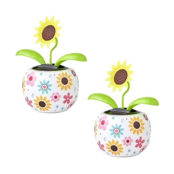 Solros Solcelledansende Blomst Solcelleleker Kontorbord Bildekorasjon