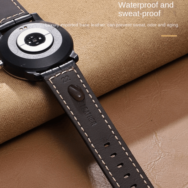 Klockarmband Dam Herr Watch MÖRKBRUN 20MM Mörkbrun