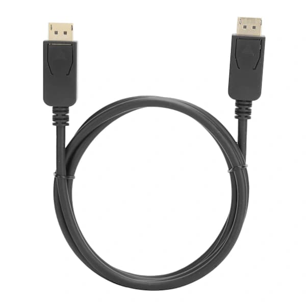 DP til DP-kabel Sort ABS Materiale Version 1.2 til Computer Display Converter 4k 60hz 3 Meter[CO]