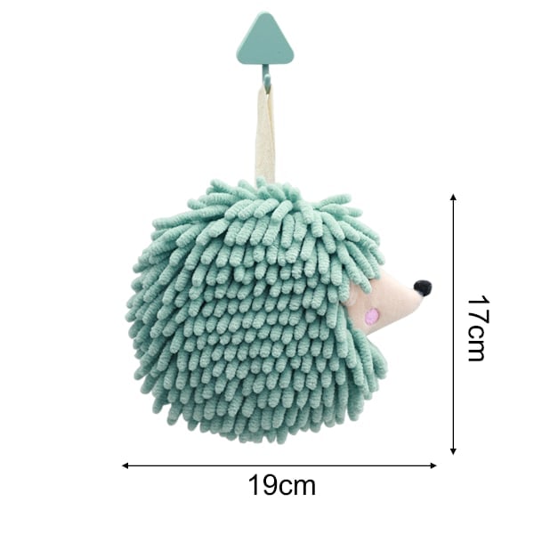 Fuzzy Ball Handdukar (2-pack) - Torka dina händer bekvämt med dessa kreativa handdukar i form av igelkottar, dekorativa handdukar för badrum (2-pack...
