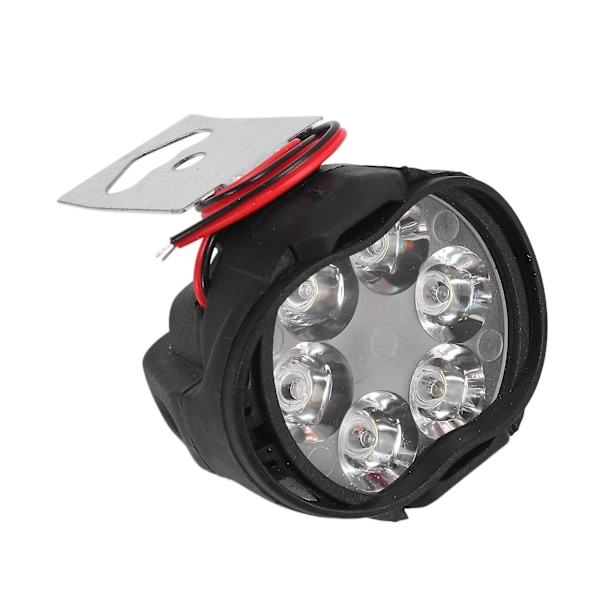 6 stk 6 Led motorsykkel lyslykt montering 10w 1000lm+bryter Universal Scooter tåkelys 60