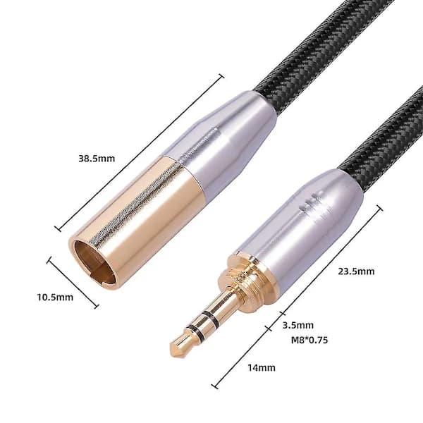3,5 mm stik O-kabel 3,5 mm stik til 3-benet, A[CO]