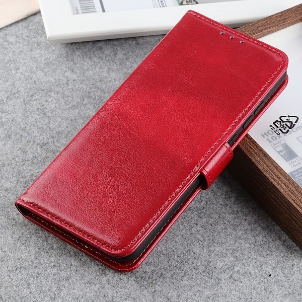 Nokia XR21 Etui Crazy Horse Læder Rød