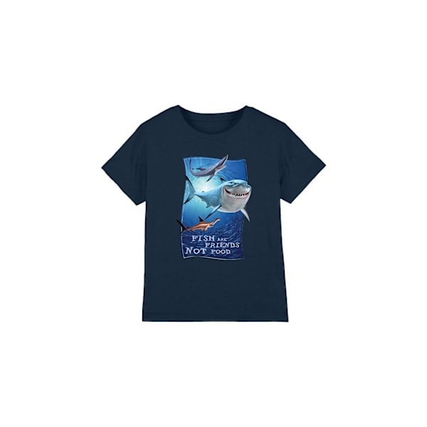 Finding Nemo Barn/Kids Fiskar er venner T-skjorte 12-13 år Navy 12-13 Years