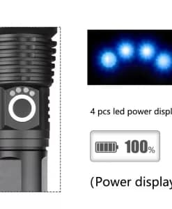 WAREHOUSE CLEARANCE Flashlight super strong - rechargeable - aluminum CHRISTMAS GIFT
