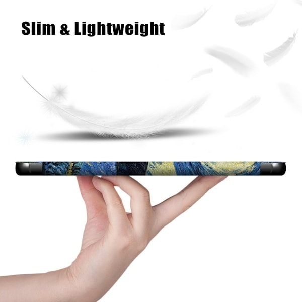 Huawei MatePad T 10 / T 10s - Tri-Fold Fodral - Penselmålning