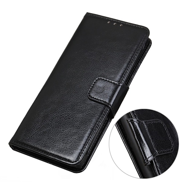 Xiaomi Redmi 8A - Crazy Horse Pung Etui - Sort Sort