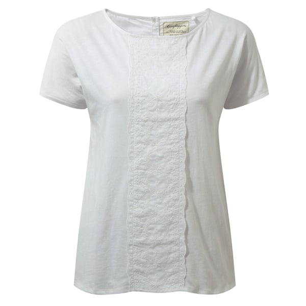Craghoppers Connie Kevyt Lyhythihainen Toppi Naisille 1 Optic White 10