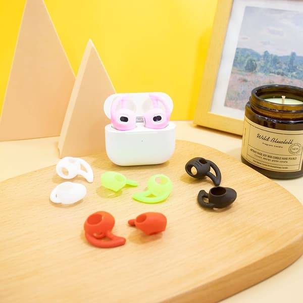 5 par mjuka silikonöronproppar för Air Pods 3