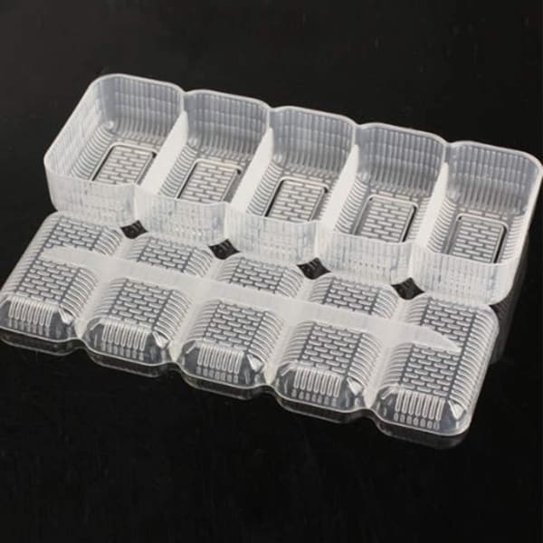 Sushiform (16*6*3,4 mm) - Japansk Nigiri Sushiform Rismel 5 Ruller Maker Non Stick Press Bento Værktøj