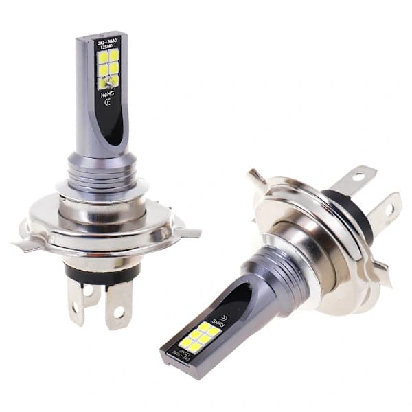 2X H4 200W 12000LM LED Bil Dimljus[co]