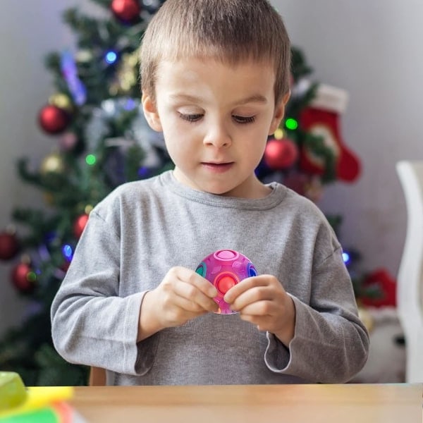 Magisk regnbågsboll, Fidget Ball Pusselspel Rolig stressreducerare Magisk boll Hjärngympa Boll Leksaker för barn tonåringar och vuxna