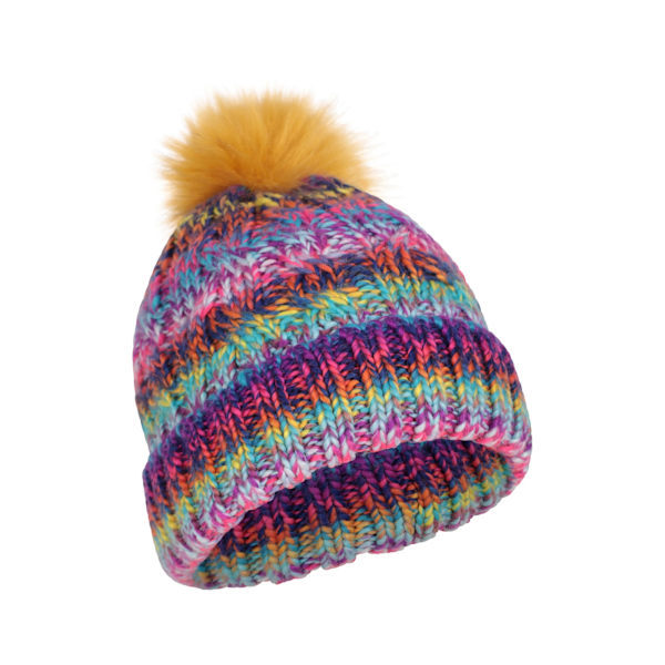 Mountain Warehouse Dame Geneva Regnbue Borgforet Hue Blandet One Size
