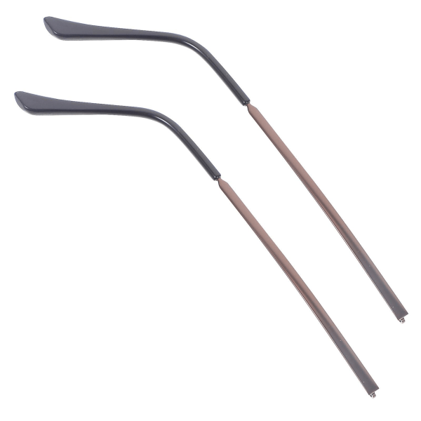 Metalliset napsautettavat sangat Kehyksen sankojen korvaavat lasit Sangan jalat Silmälasien sangat Korvaavat silmälasit Kahvi 14X3CM