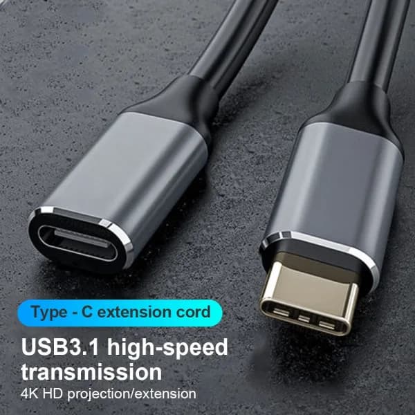 USB C -jatkojohto USB 3.1 Gen2 1,5 m [co]