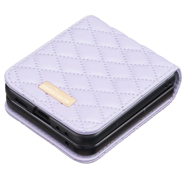 Galaxy Z Flip 6 Skal Diamantstruktur Lila