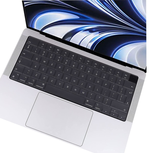 Tastaturdæksel til Macbook Air 13,6 tommer M2 A2681 2024 & Macbook Pro 14/16 tommer M1 Pro/max blødt skindbeskytter