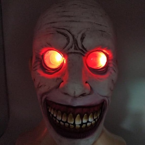 Läskig Halloweenmask för vuxna - Leende demoner, säckmasker Cosplay läskig Halloweenkostymrekvisita för Halloweenfest Karneval Cosplay(YSJ)