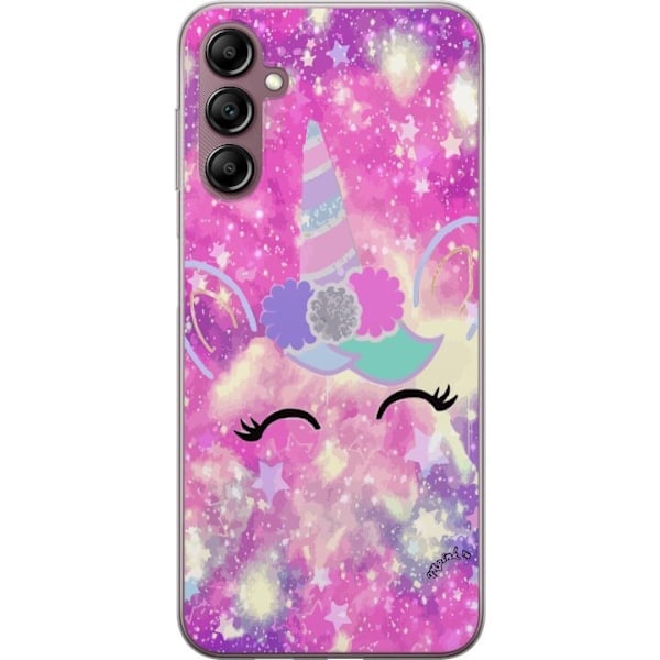Samsung Galaxy A14 5G Genomskinligt Skal Unicorn
