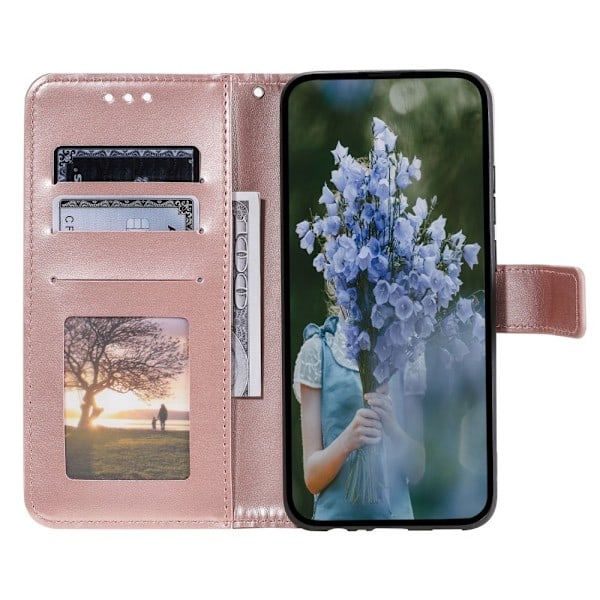 Sony Xperia 1 V Etui Mandala Læder Rosaguld