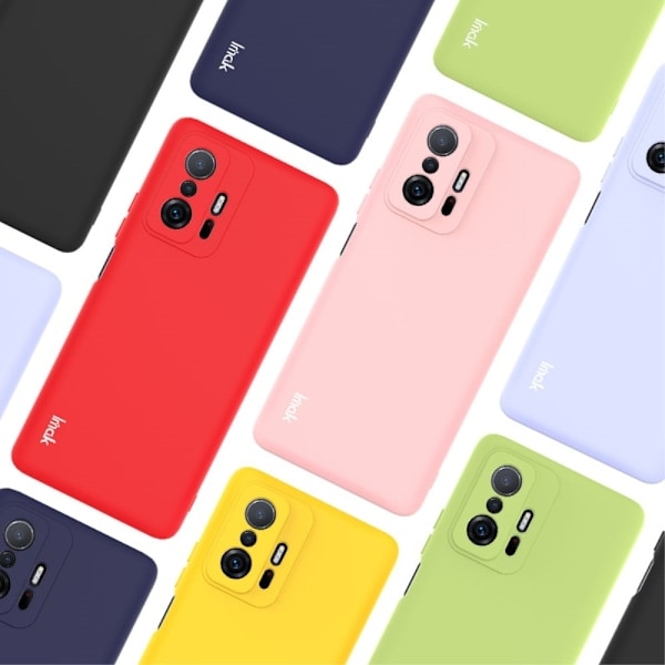 IMAK Xiaomi 11T / 11T Pro Kuori Skin Touch Musta