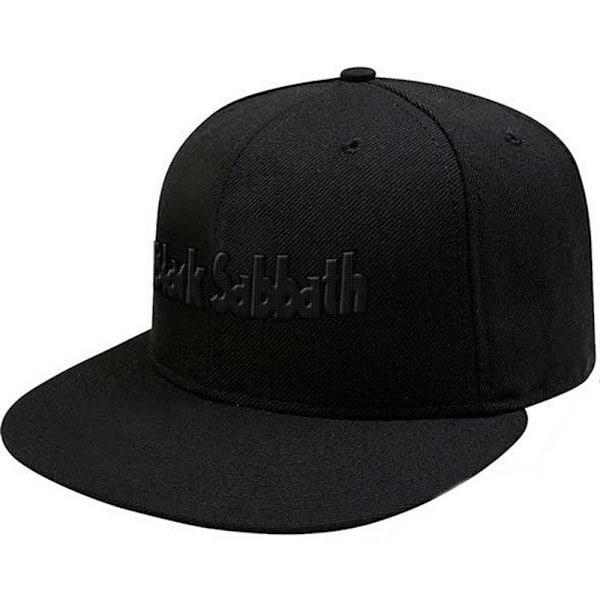 Black Sabbath Unisex Demon Logo Snapback Caps One Size Bla Svart One Size