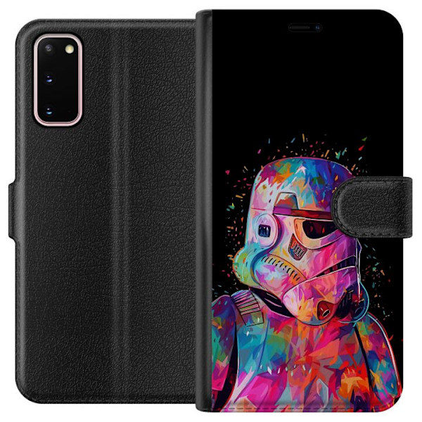 Samsung Galaxy S20 Lompakkokotelo Star Wars Stormtrooper