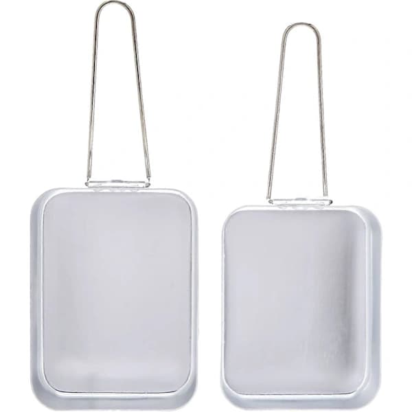 Aluminium Matlåda-Silver, En storlek, lunchlåda, utomhuscamping[co]