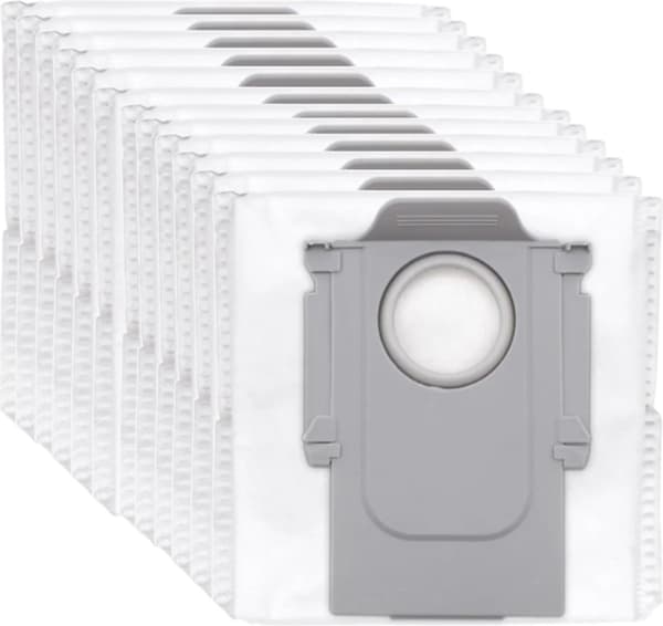Auto-Empty Dock -pölypussit Roborock Q5+, Q7+, Q7 Max+, S7 MaxV Ultra/S7 Pro Ultra, Q8 Max+/Q8 Pro, S8+/S8 Pro Ultra, 12 kpl